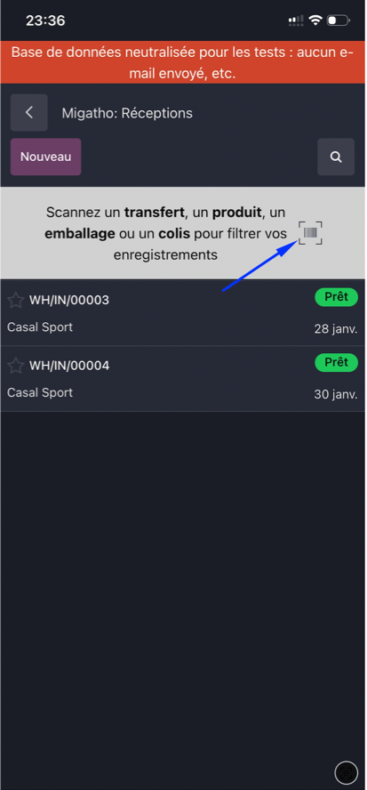 image module code barre odoo